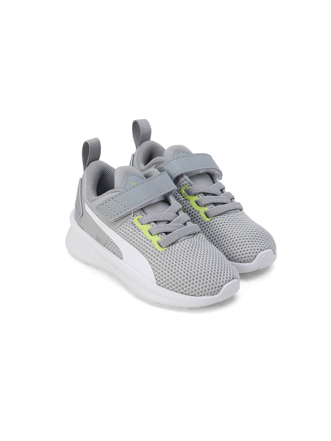 

Puma Flyer Runner Babies Kids Running Sports Shoes, Grey