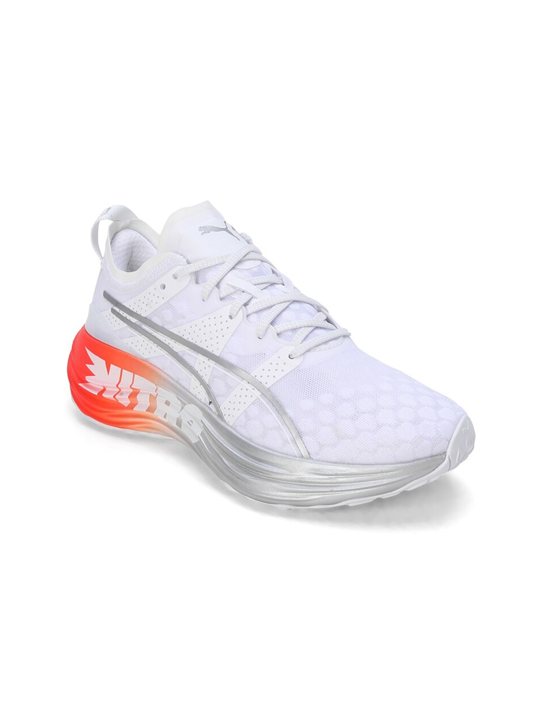 

Puma Women ForeverRun NITRO Silver Running Shoes, White