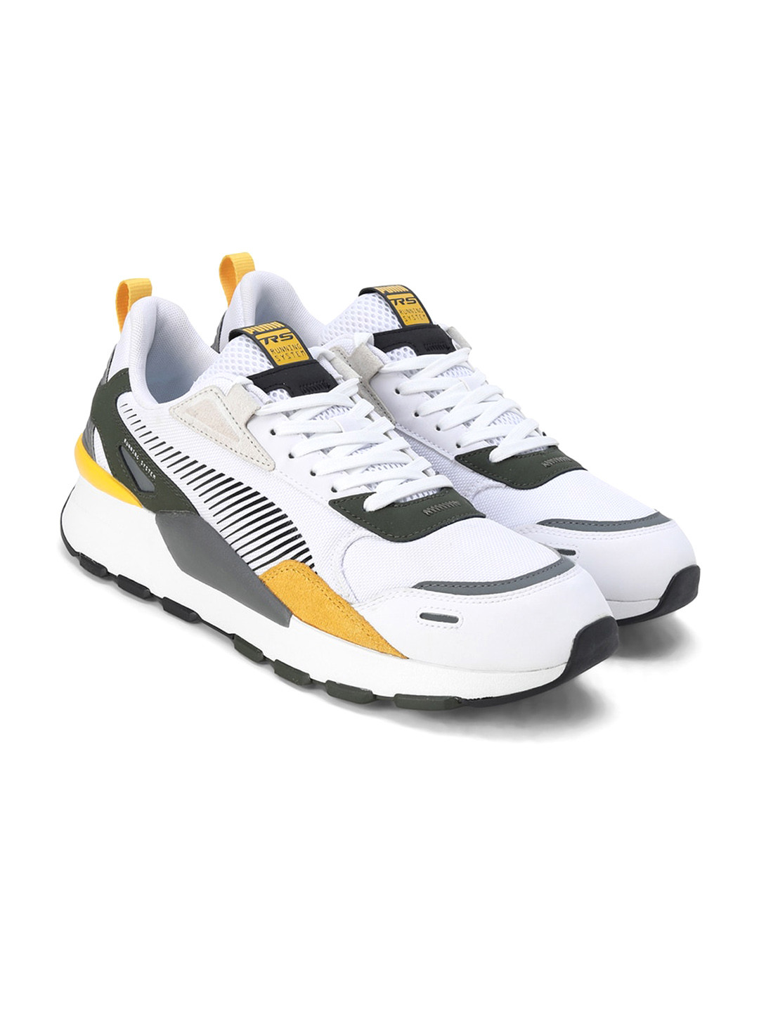 

Puma Unisex RS 3.0 Suede Sneakers, White