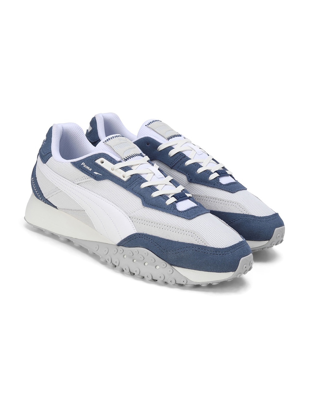 

Puma Unisex Blktop Rider Washed Sneakers, Grey