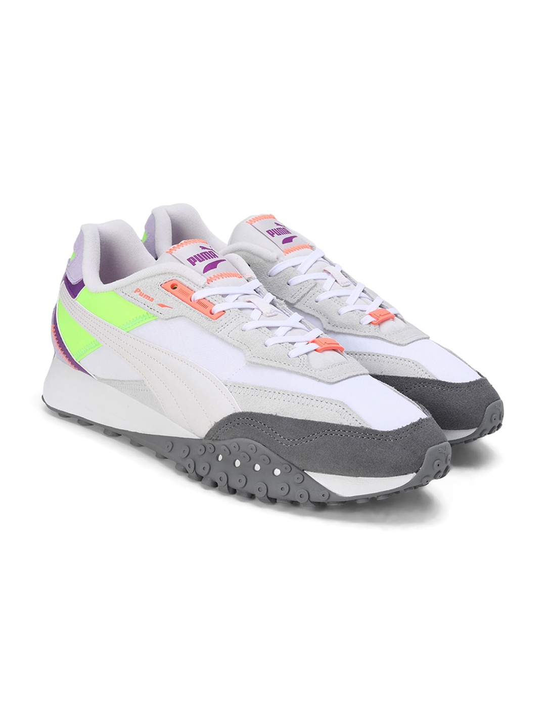 

Puma Unisex Blktop Rider Sneakers, White