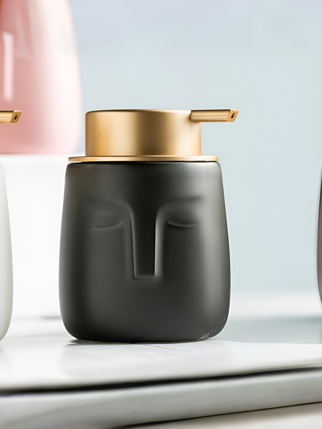 

The Better Home Black Ceramic Soap Dispenser 350ml