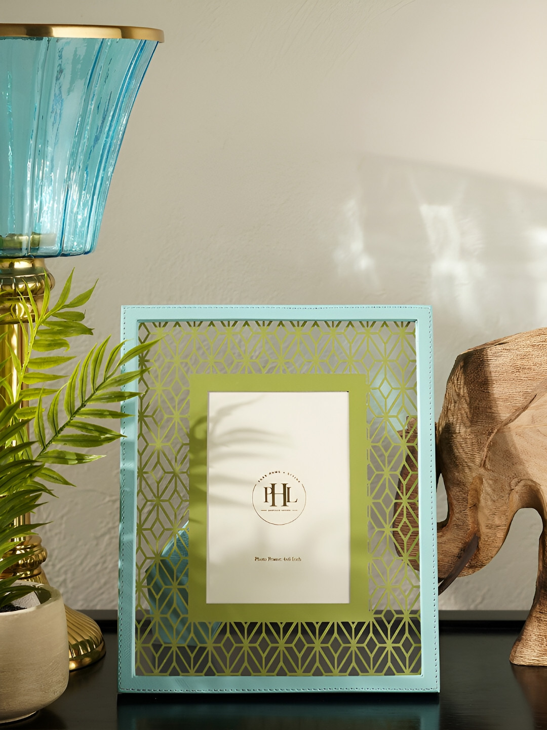 

Pure Home and Living Blue & Green 1 Pieces MDF Table Photo Frames