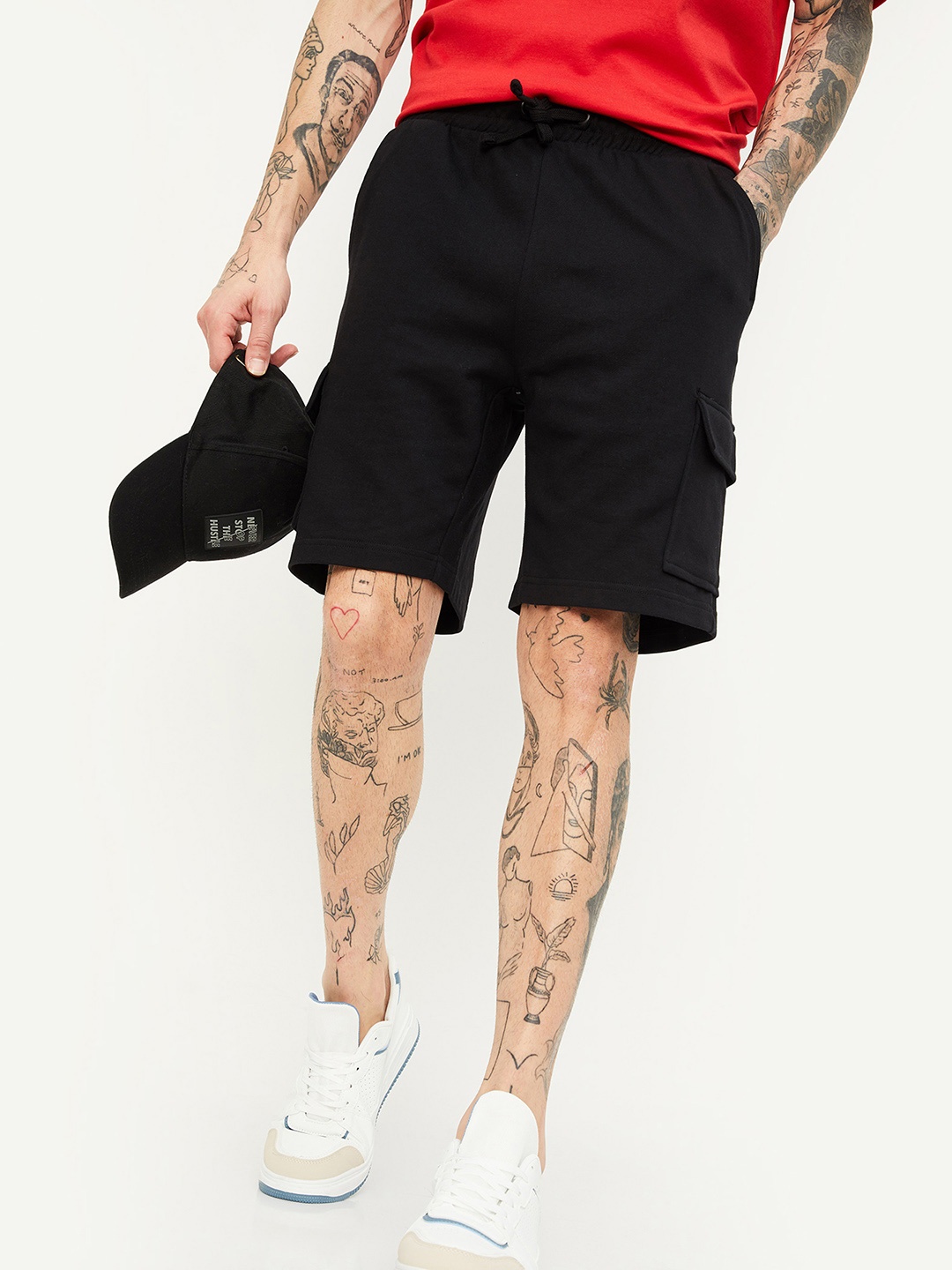 

max Men Sports Shorts, Black