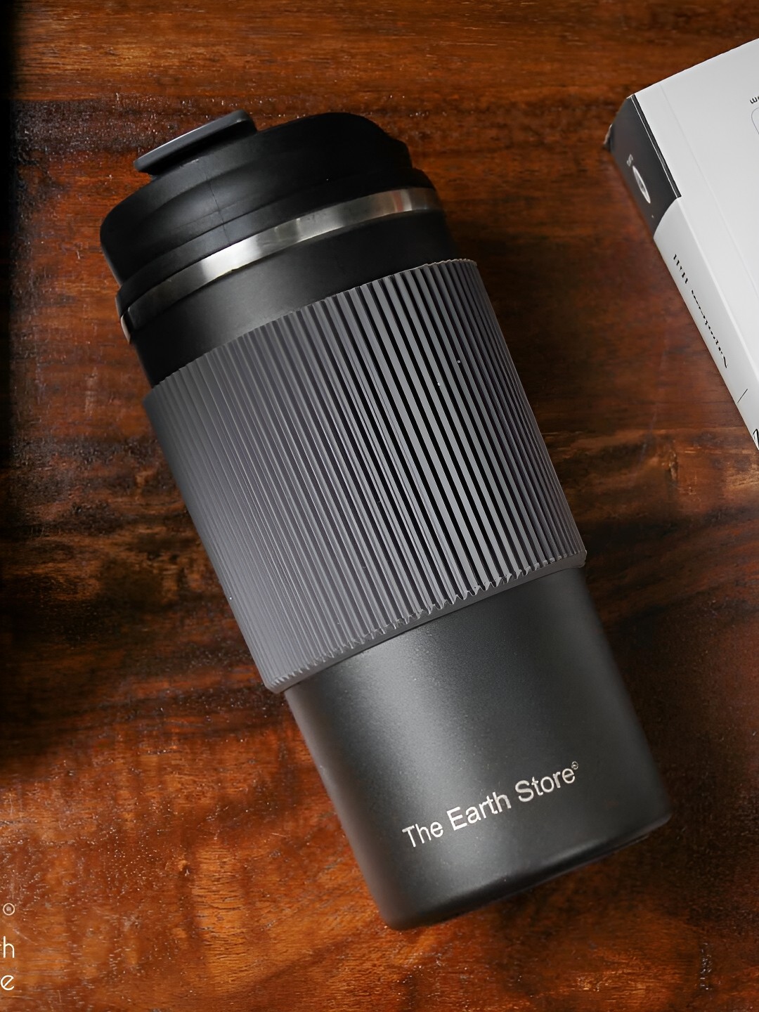 

The Earth Store Black Solid Stainless Steel Matte Mugs Set of Cups and Mugs