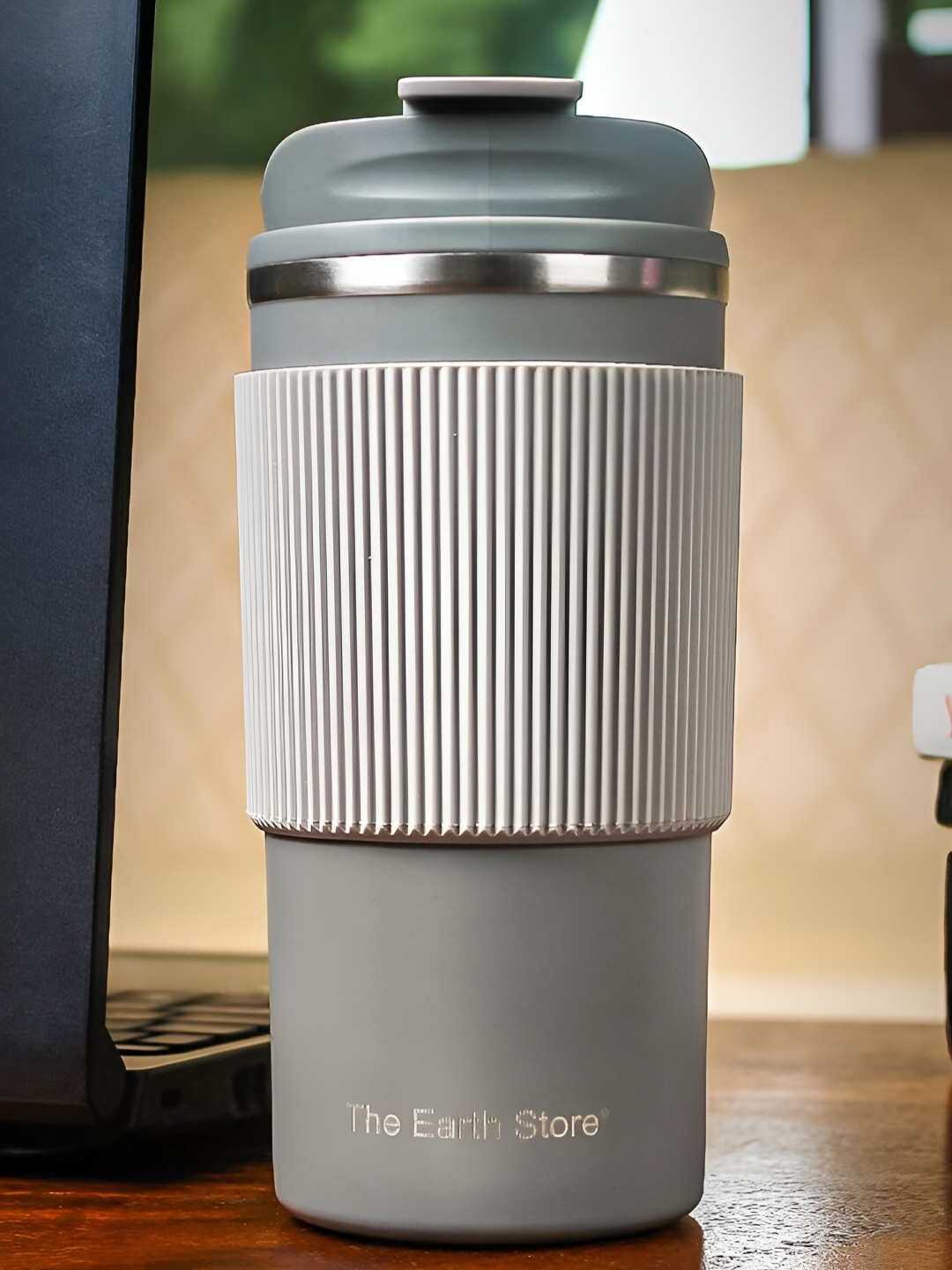 

The Earth Store Grey Solid Stainless Steel Matte Mugs Set of Cups and Mugs
