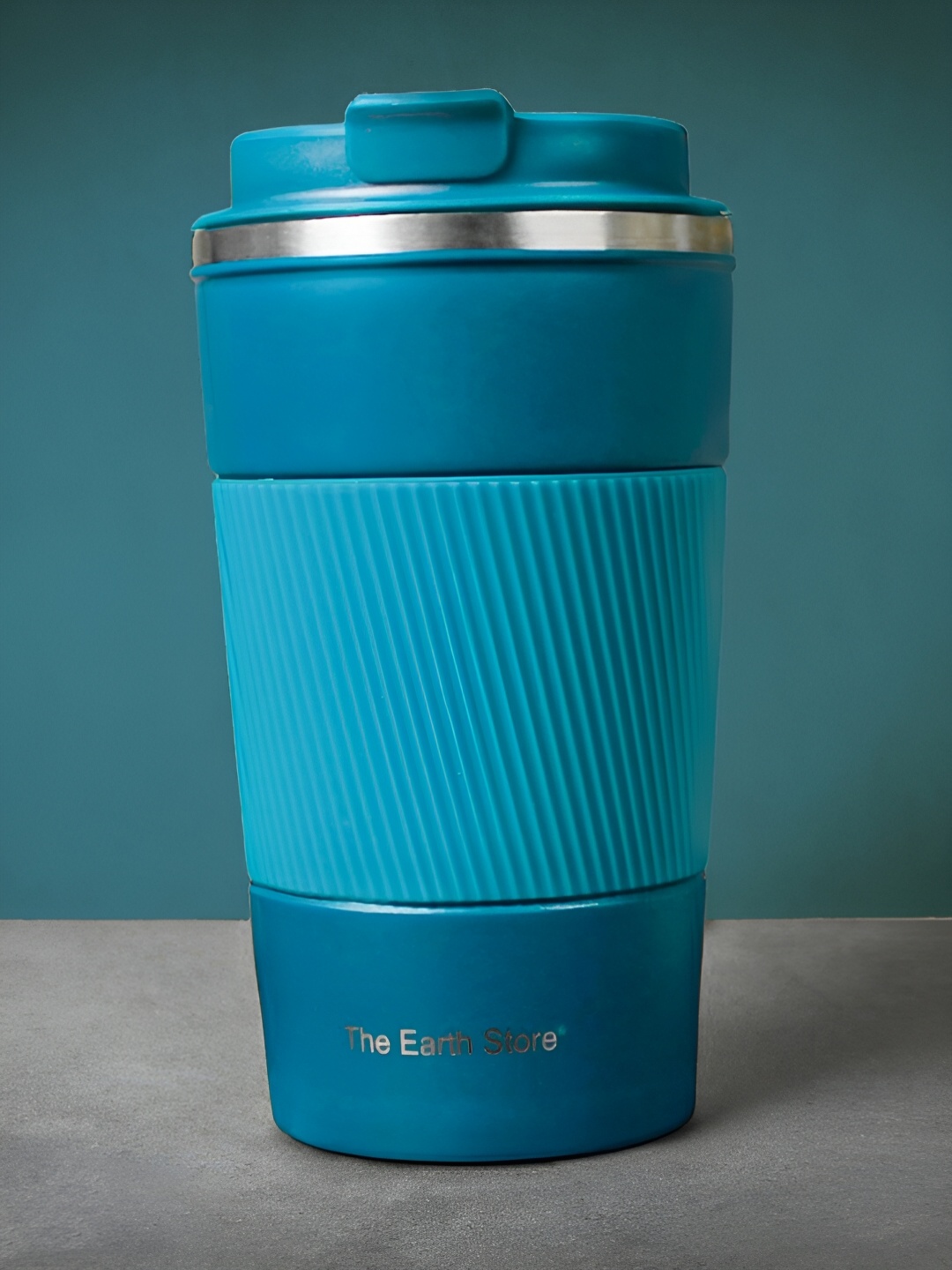 

The Earth Store Blue Solid Stainless Steel Matte Mugs Set of Cups and Mugs