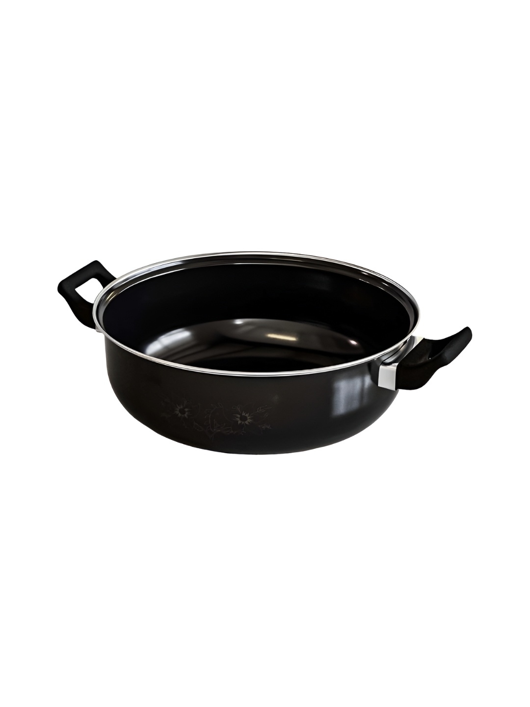 

The Earth Store Black Iron Induction Base Kadhai or Wok