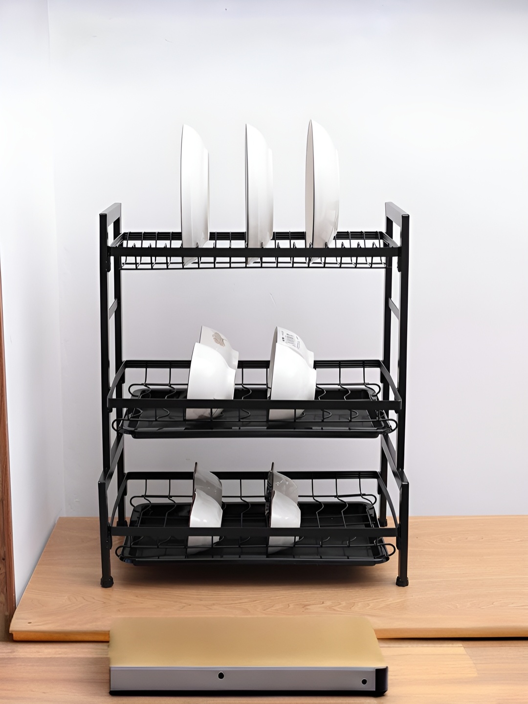 

The Better Home Black Metal Dish Rack