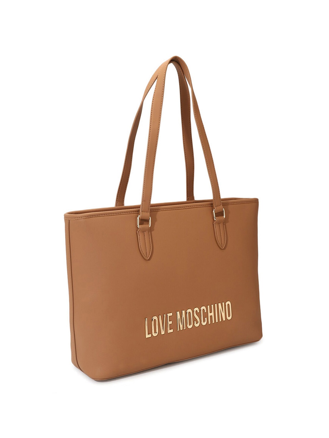 

LOVE MOSCHINO Structured Shoulder Bag, Brown