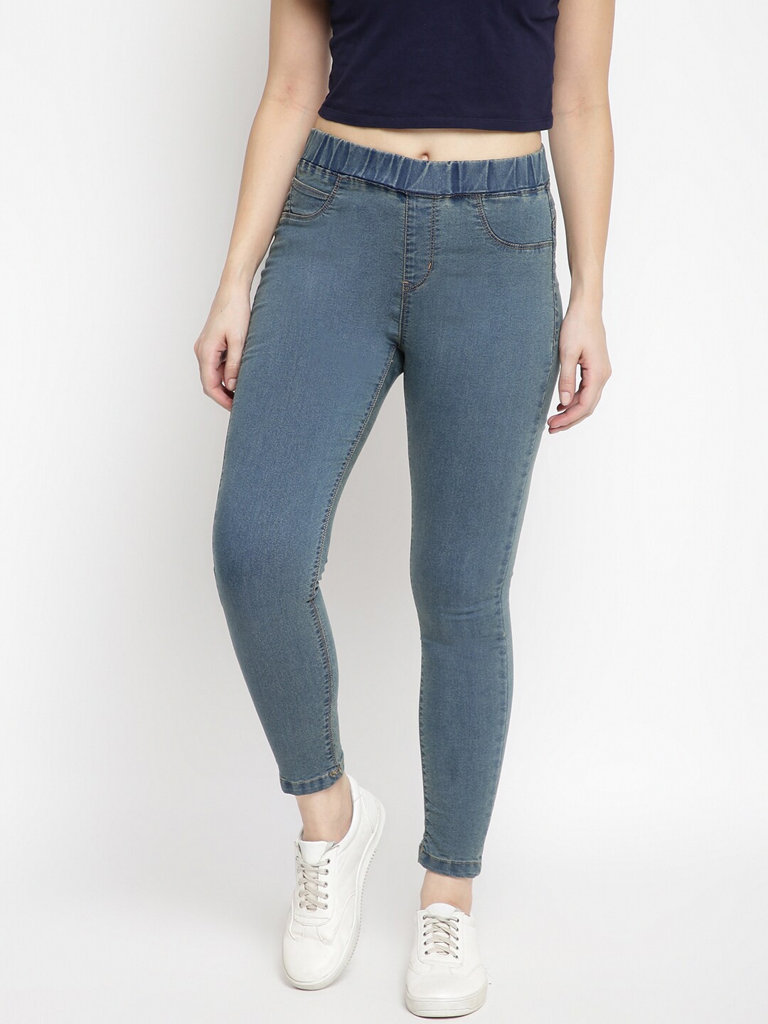 

TALES & STORIES Women Skinny Fit Jeggings, Blue