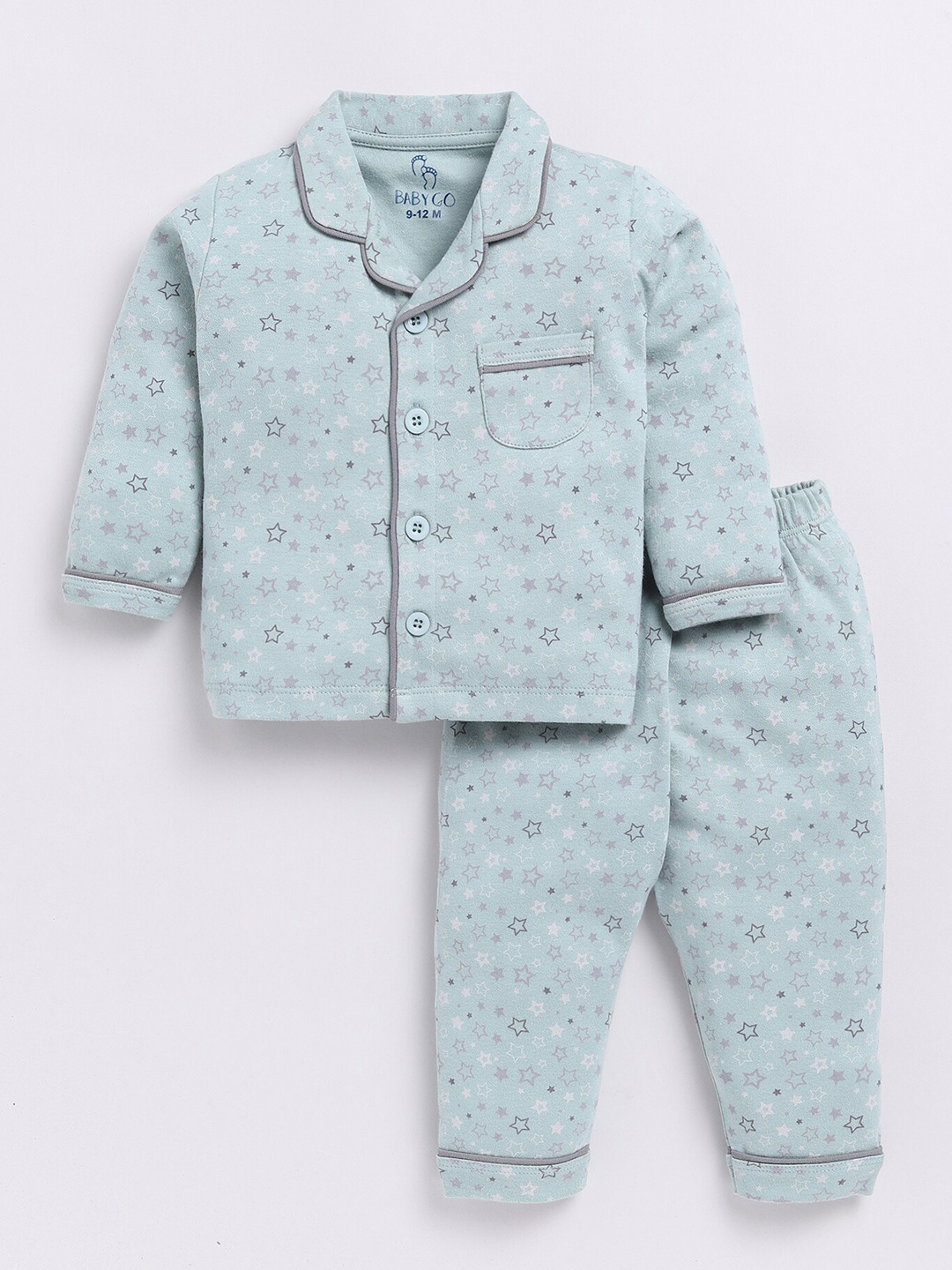 

BABY GO Boys Printed T-shirt with Pyjamas, Green