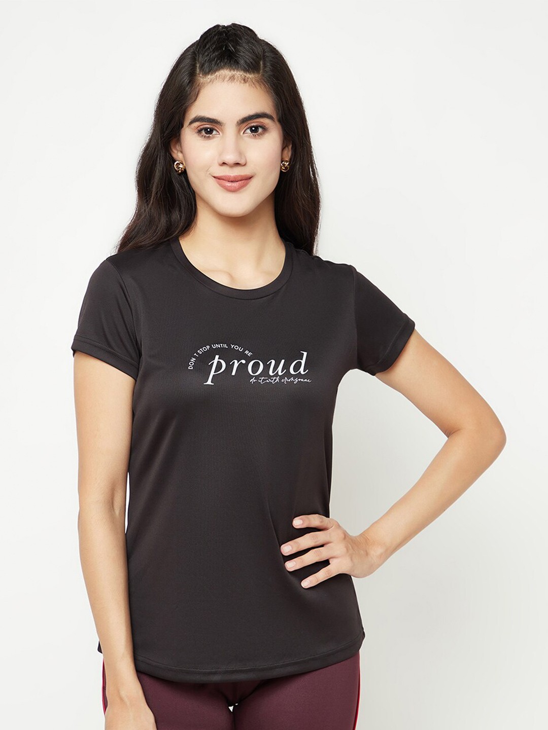 

Crimsoune Club Typography Printed Slim Fit Cotton T-shirt, Black