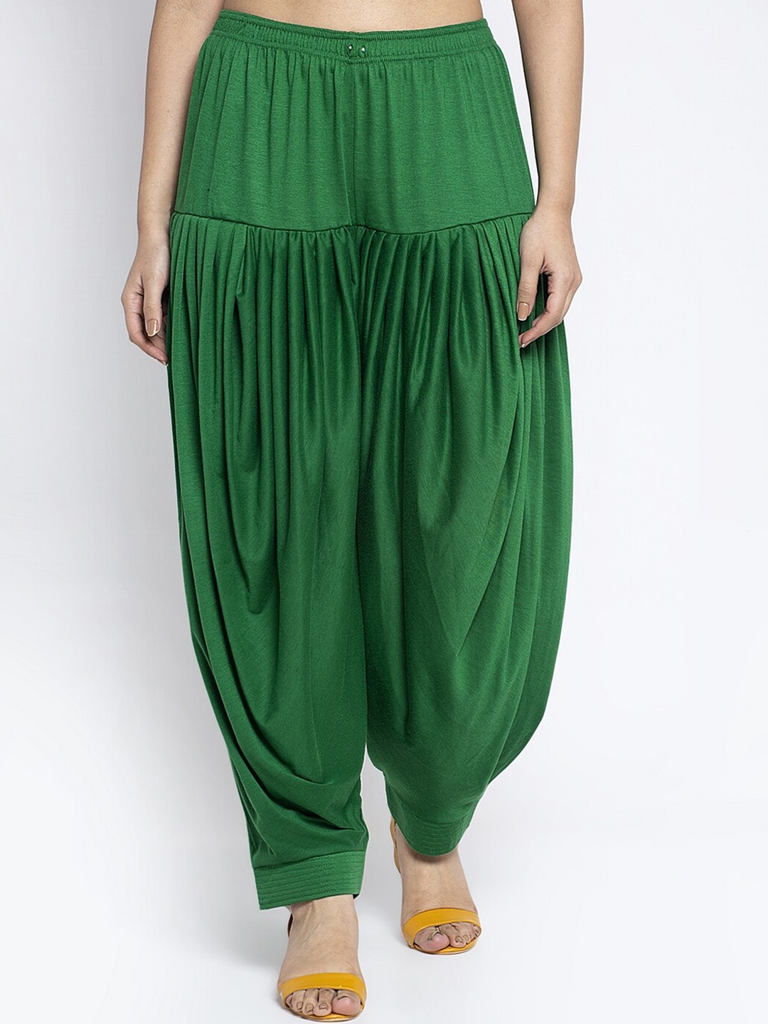 

GRACIT Loose-Fit Mid-Rise Patiala, Green