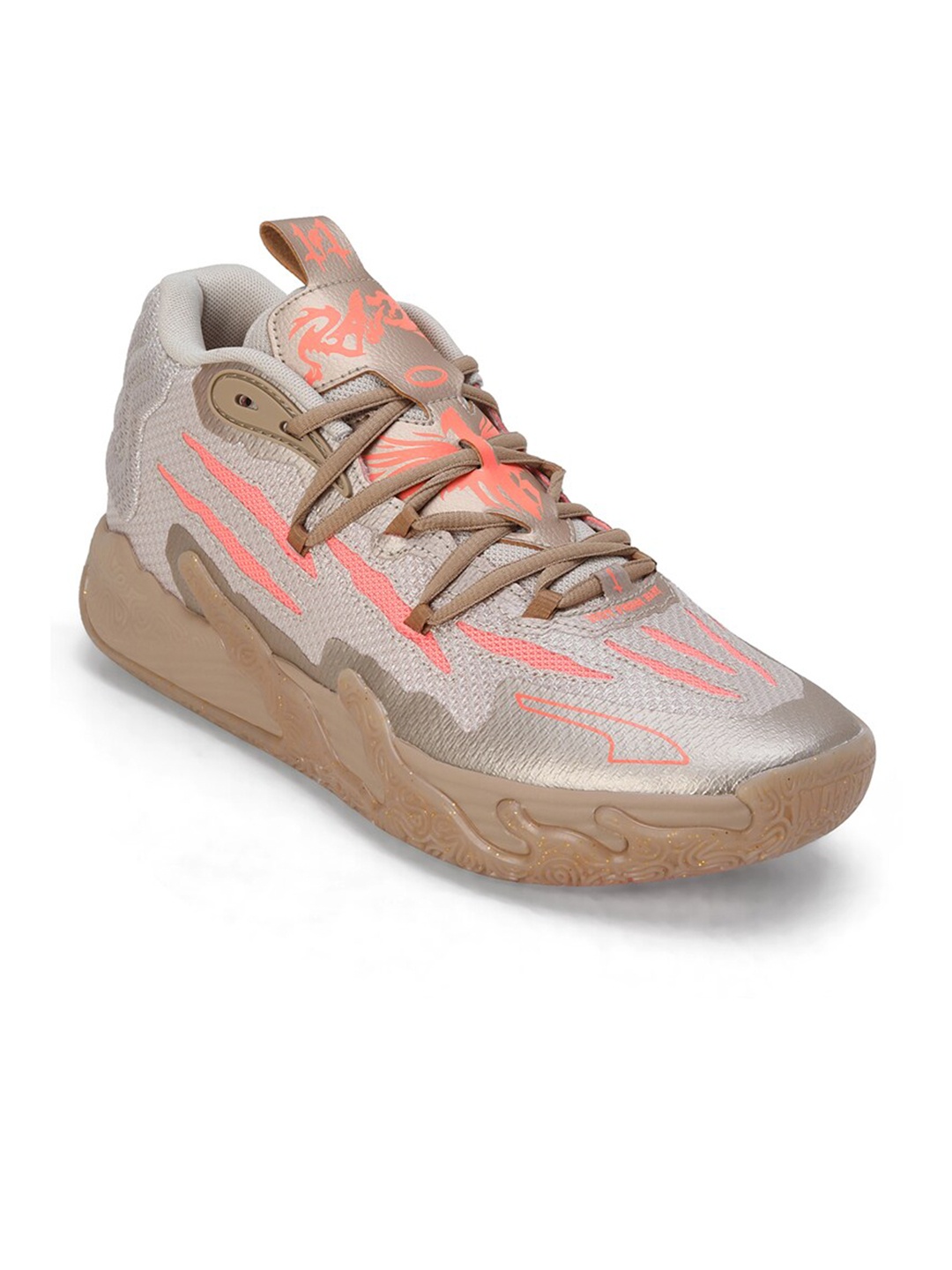 

Puma Unisex MB.03 CNY Basketball Shoes, Gold