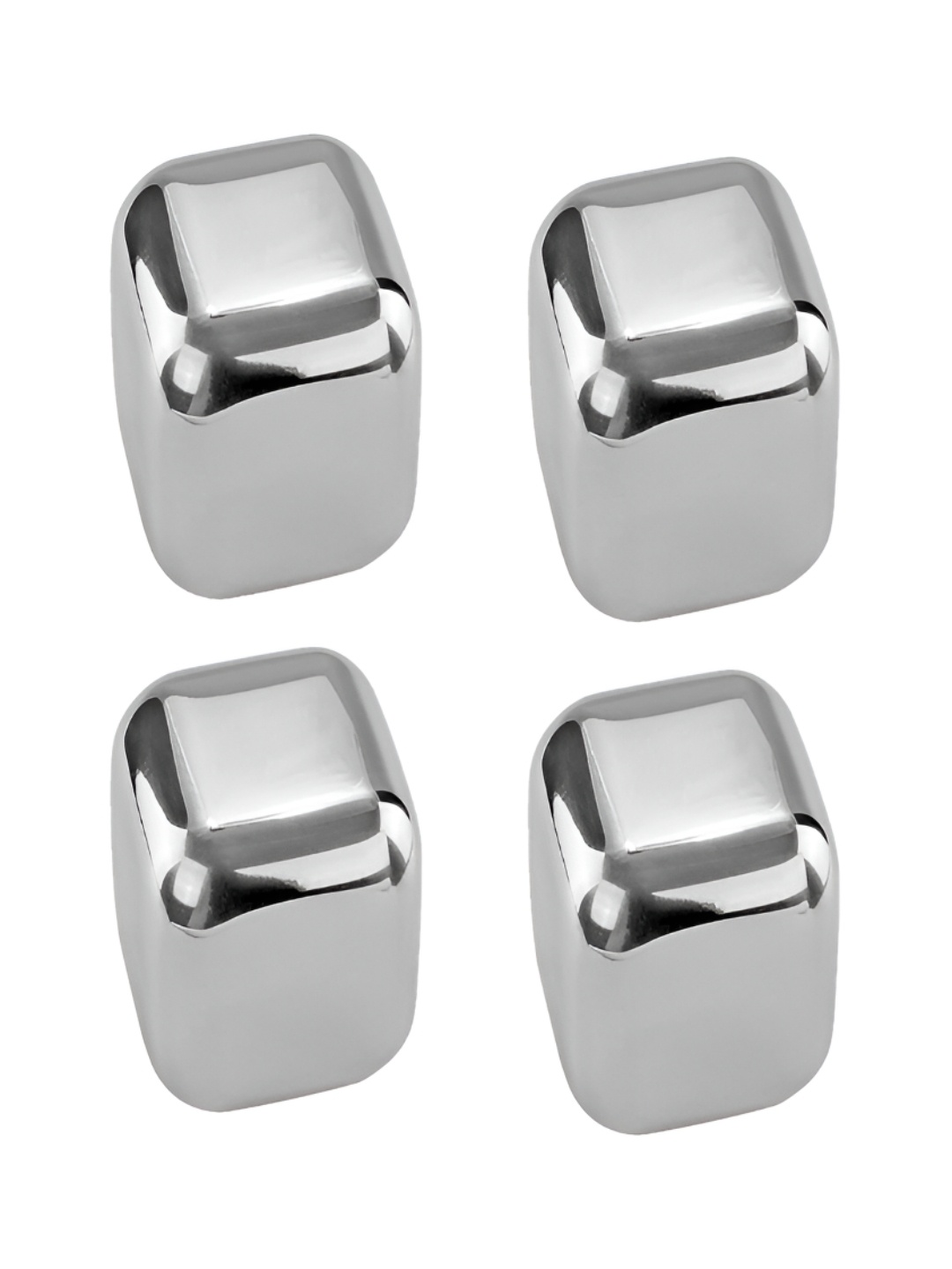 

HAZEL Silver-Toned 12 Pcs Stainless Steel Ice Cubes