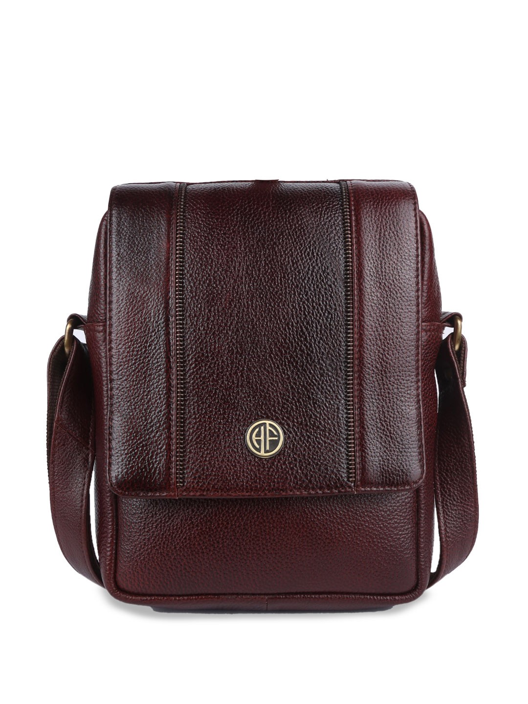 

HAMMONDS FLYCATCHER Leather Structured Sling Bag, Brown