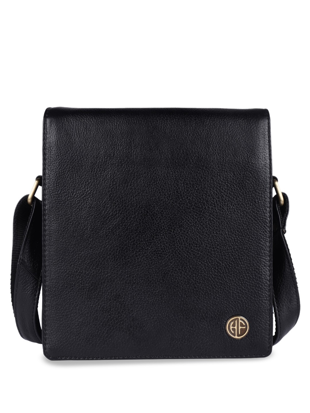 

HAMMONDS FLYCATCHER Leather Structured Sling Bag, Black