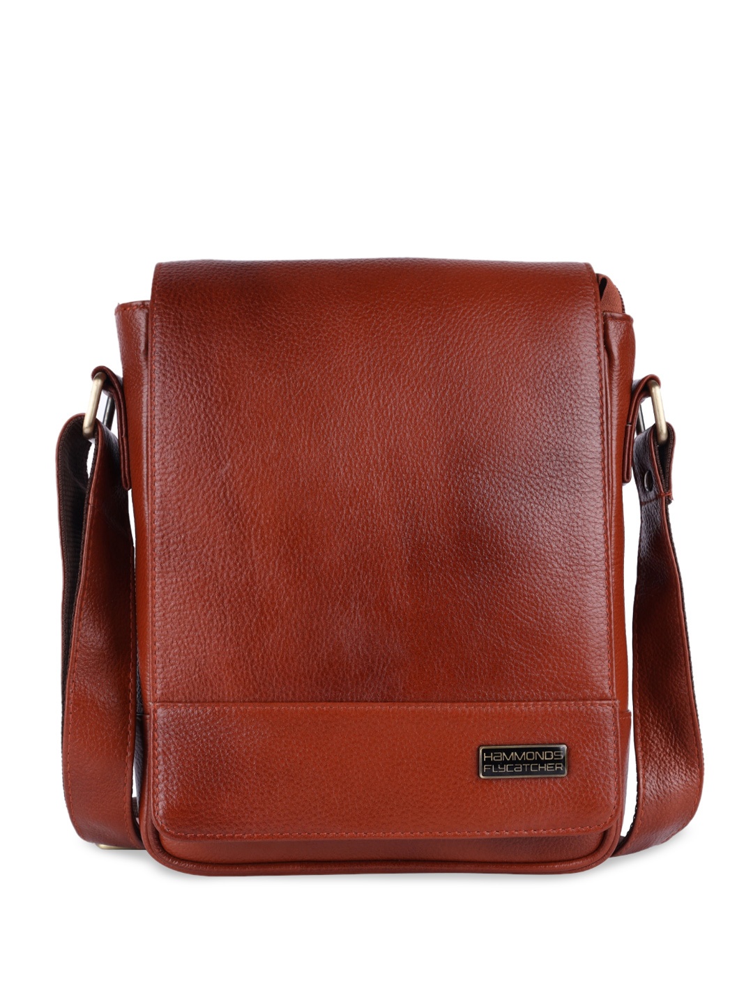 

HAMMONDS FLYCATCHER Leather Structured Sling Bag, Tan