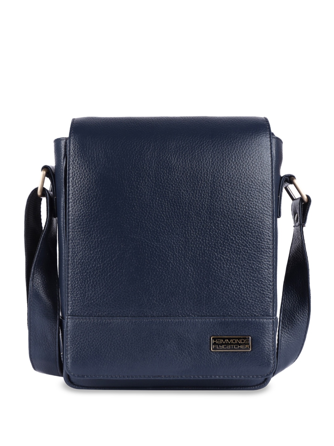 

HAMMONDS FLYCATCHER Leather Structured Sling Bag, Blue