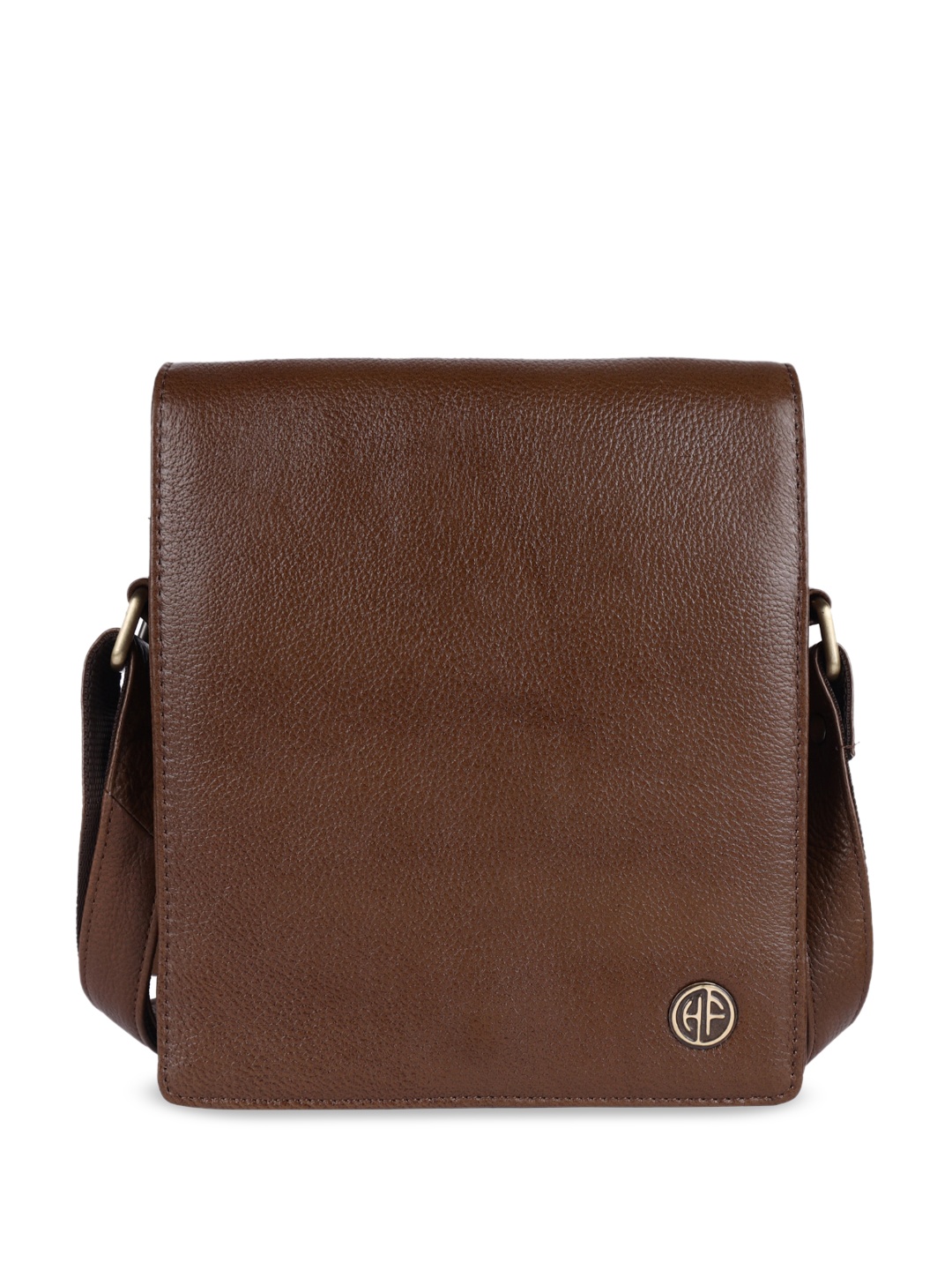 

HAMMONDS FLYCATCHER Leather Structured Sling Bag, Brown