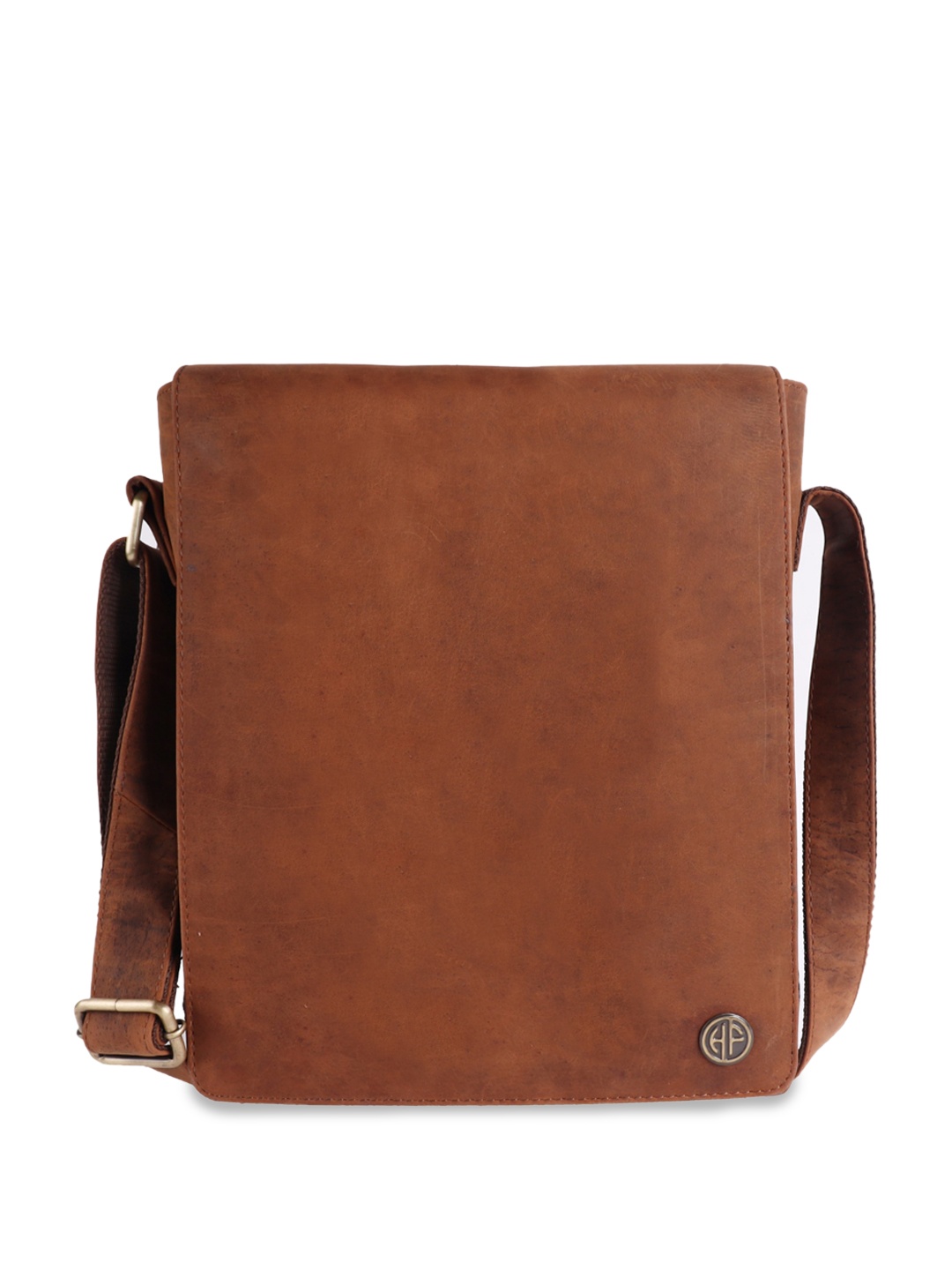 

HAMMONDS FLYCATCHER Leather Structured Sling Bag, Brown