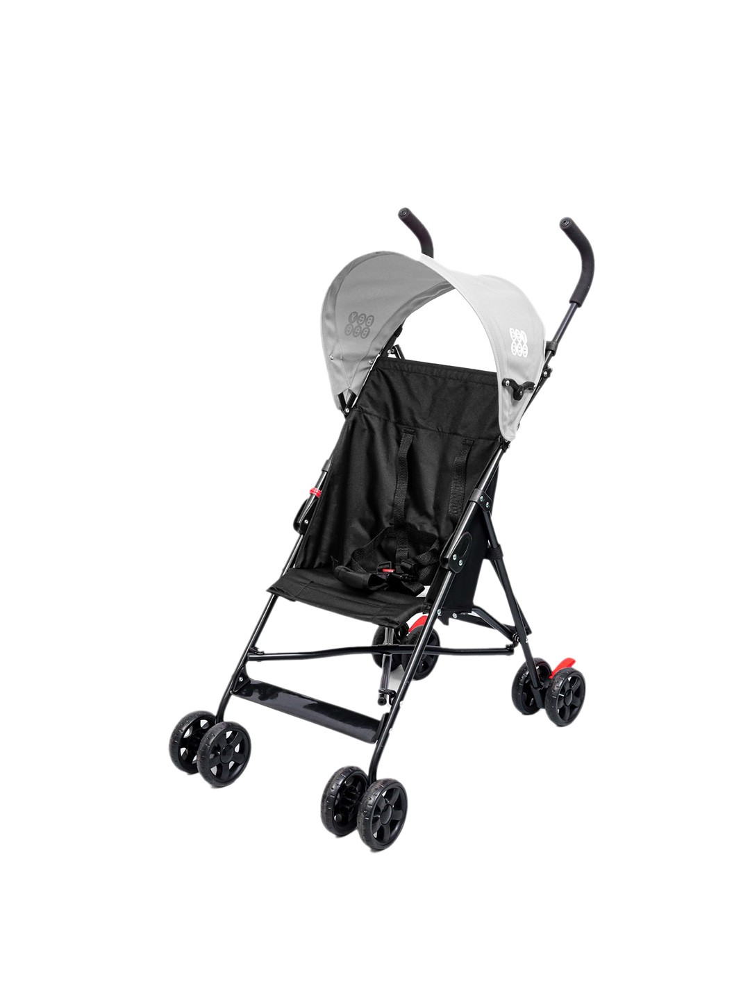 

BeyBee Infants Stroller With 5 Point Safety Harness & Reversible Handlebar, Grey