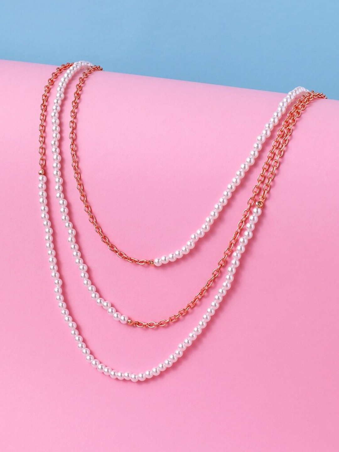 

Cierra Rose Gold-Plated Layered Necklace