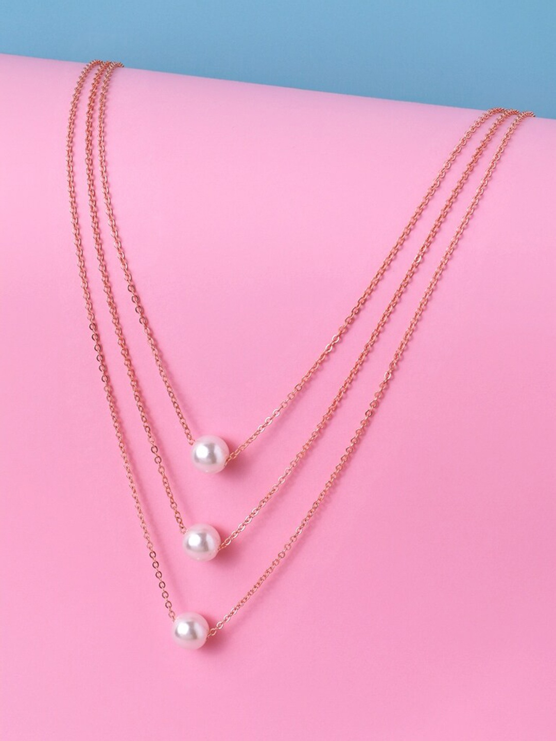 

Cierra Rose Gold-Plated Layered Necklace