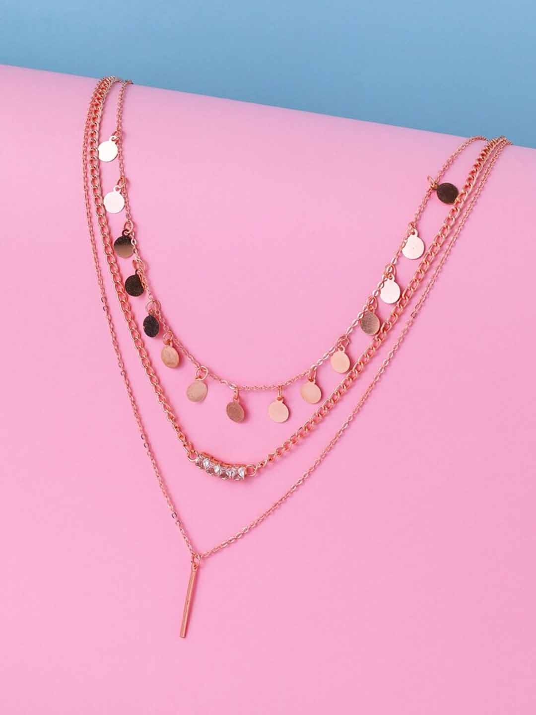 

Cierra Rose Gold-Plated Layered Necklace