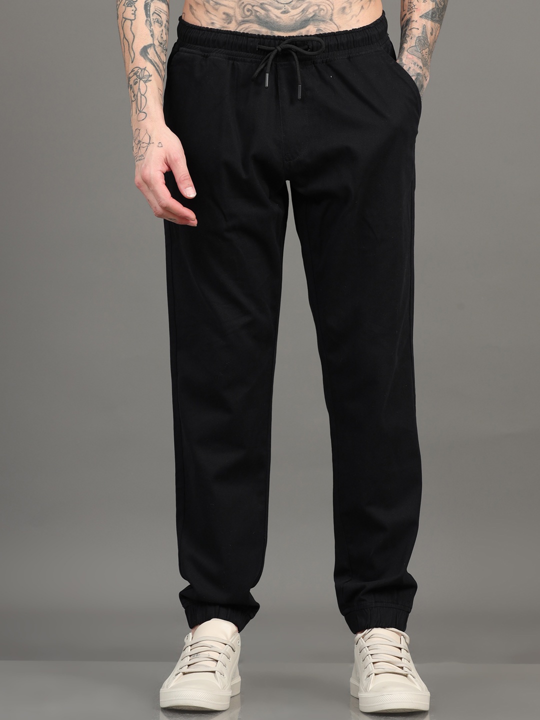 

SILISOUL Men Smart Fit Joggers, Black