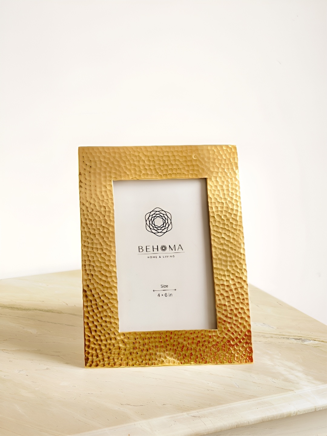 

BEHOMA Gold-Toned Metal Table Photo Frames