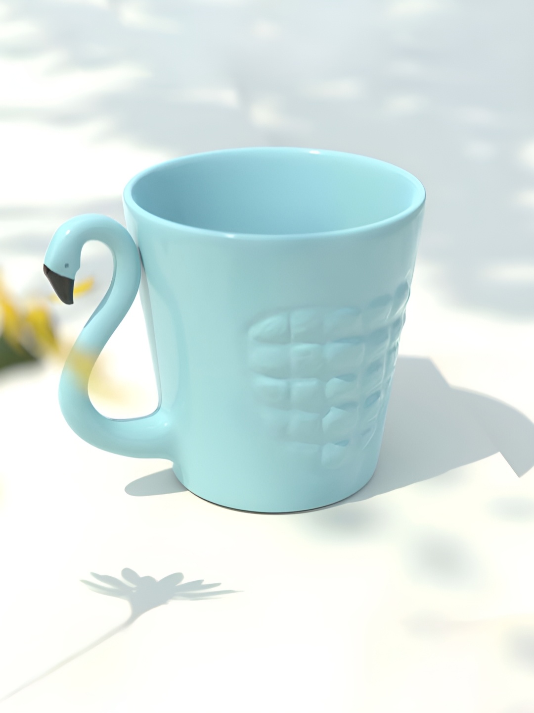 

The Earth Store Blue Handcrafted Textured Ceramic Glossy Mugs Set of Cups and Mugs