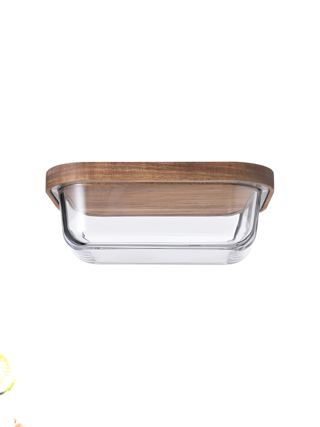 

USHA SHRIRAM Transparent & Brown Glass Baking Dish