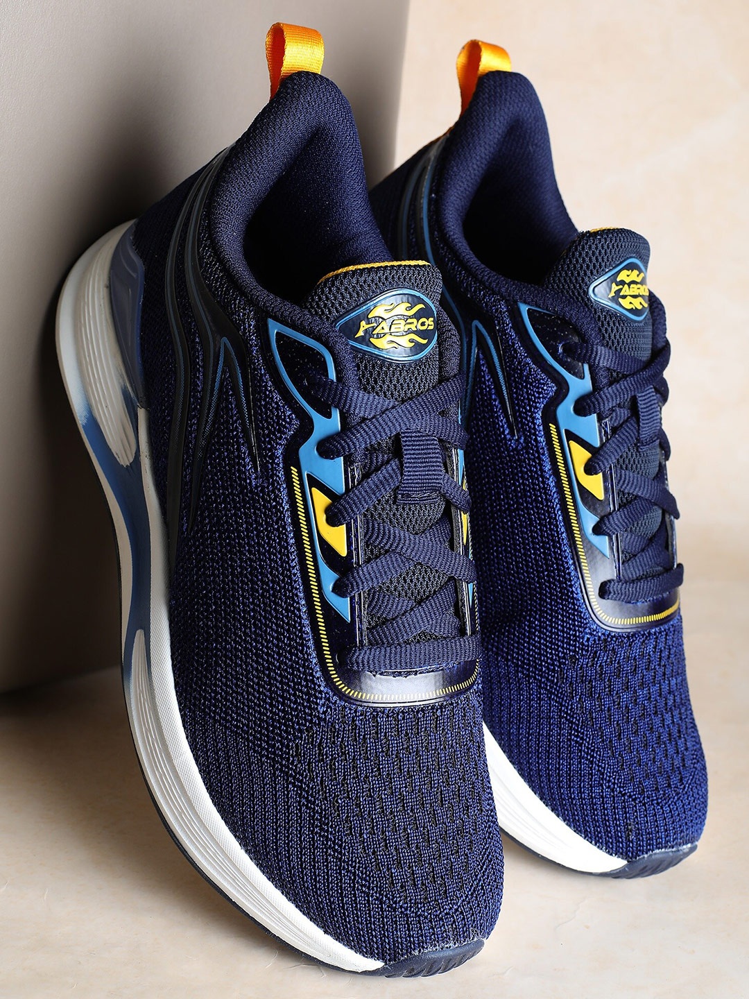 

ABROS Men Mesh Running Shoes, Navy blue