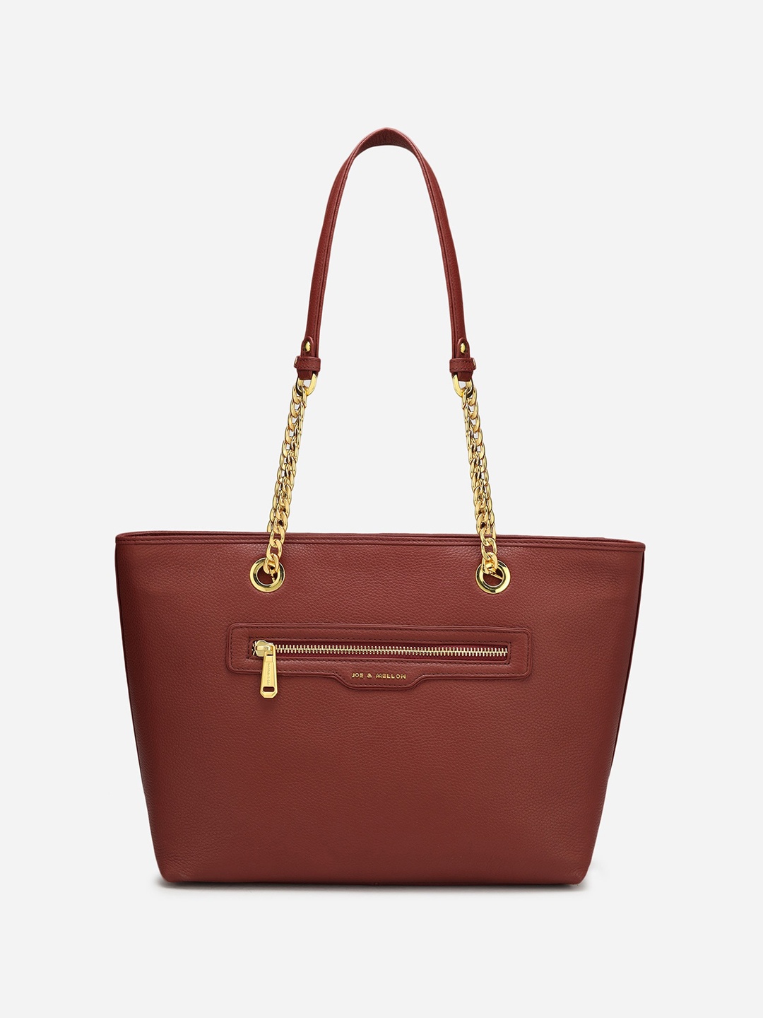 

Joe & Mellon Leather Structured Shoulder Bag, Burgundy