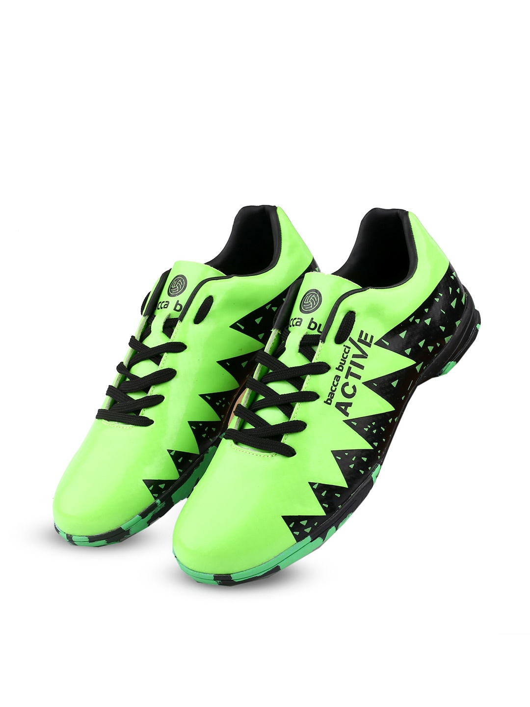 

bacca bucci Men Strike Pro Non-Marking Soccer Shoes, Fluorescent green