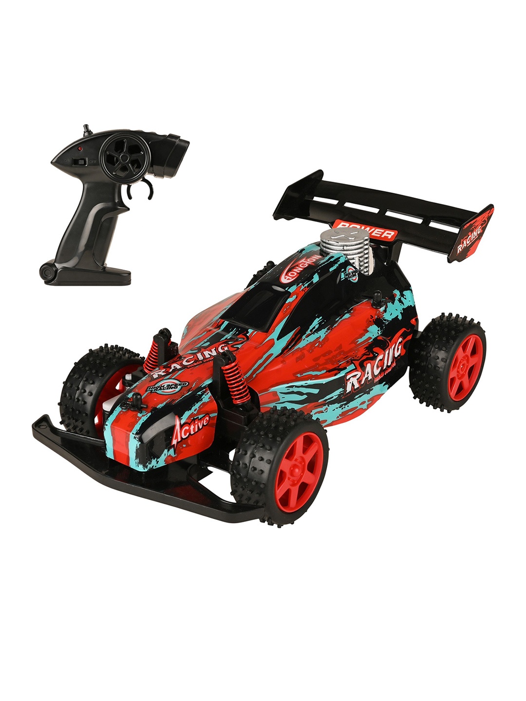 

Playzu Kids Remote control Car With Rechargeable Battery, Red