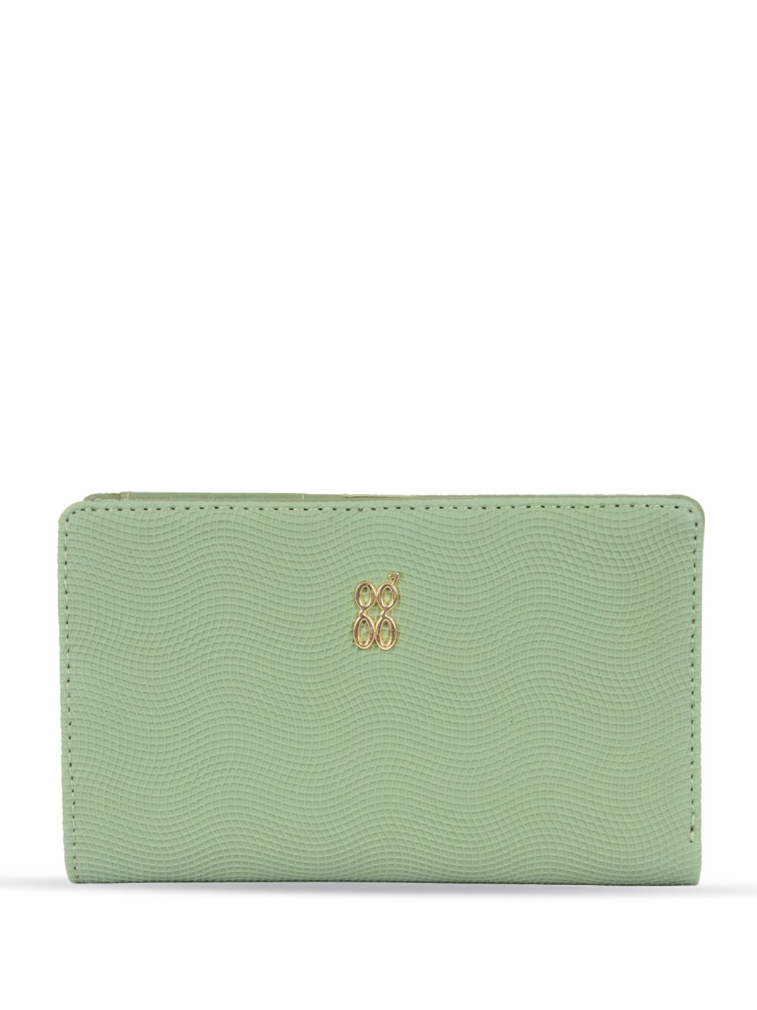 

Baggit Women PU Two Fold Wallet, Green