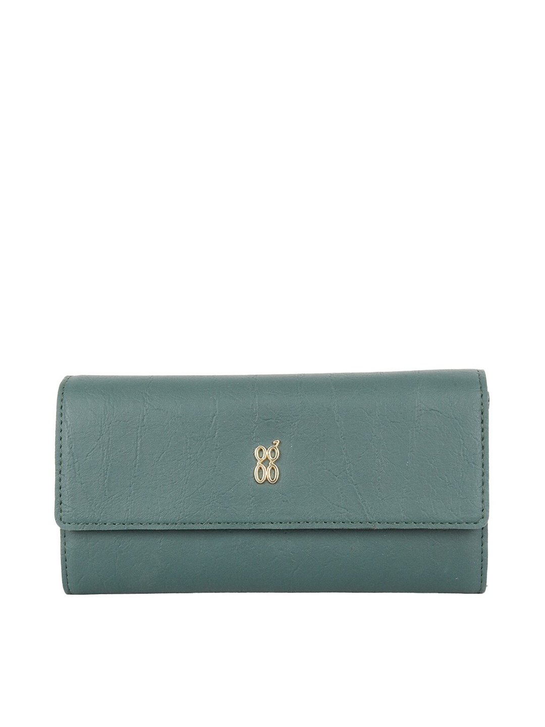 

Baggit Women PU Two Fold Wallet, Green