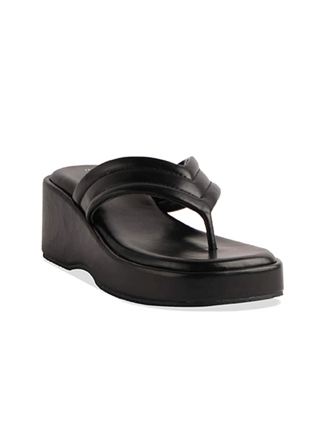 

ERIDANI Open Toe Wedge Heels, Black