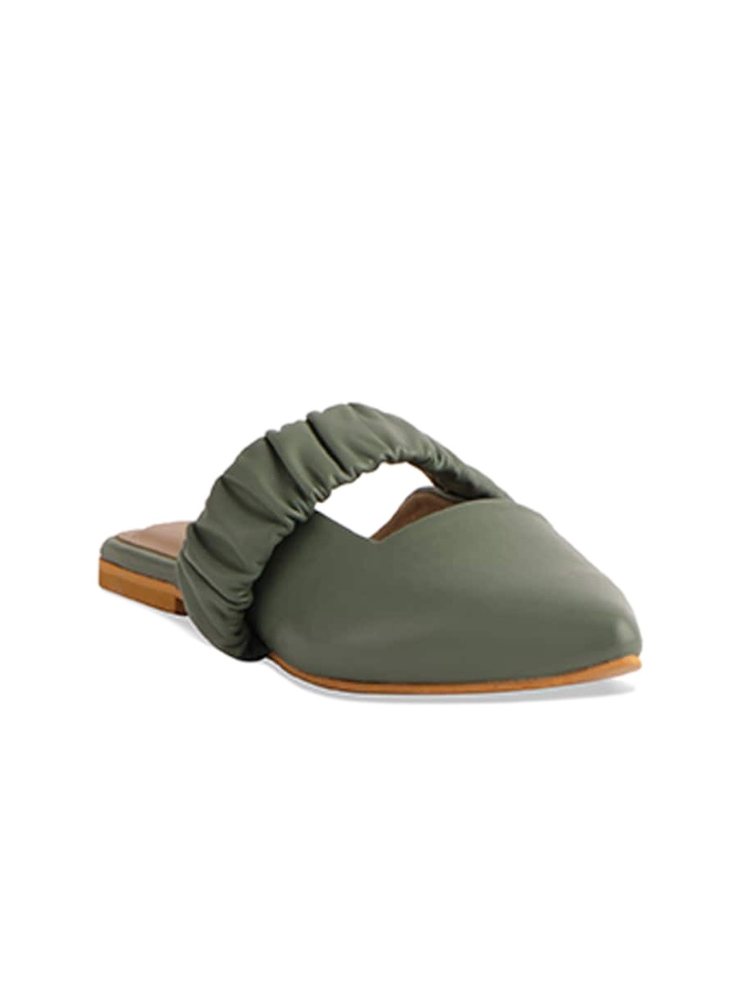 

ERIDANI Women Block Heels Mules, Green