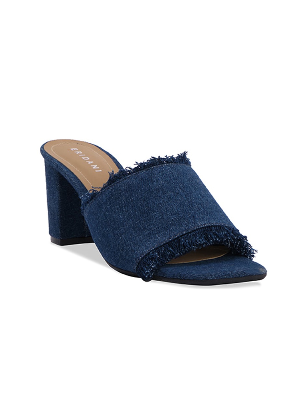 

ERIDANI Ruth Denim Heels, Blue