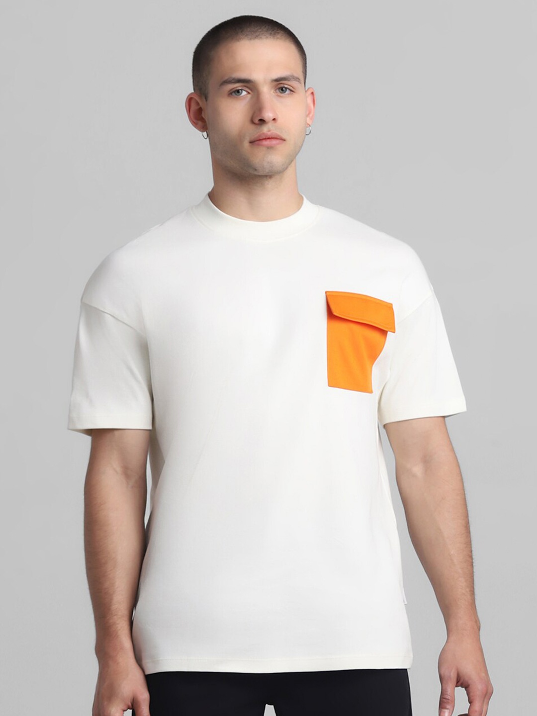 

Jack & Jones Pure Cotton Oversized T-shirt, White