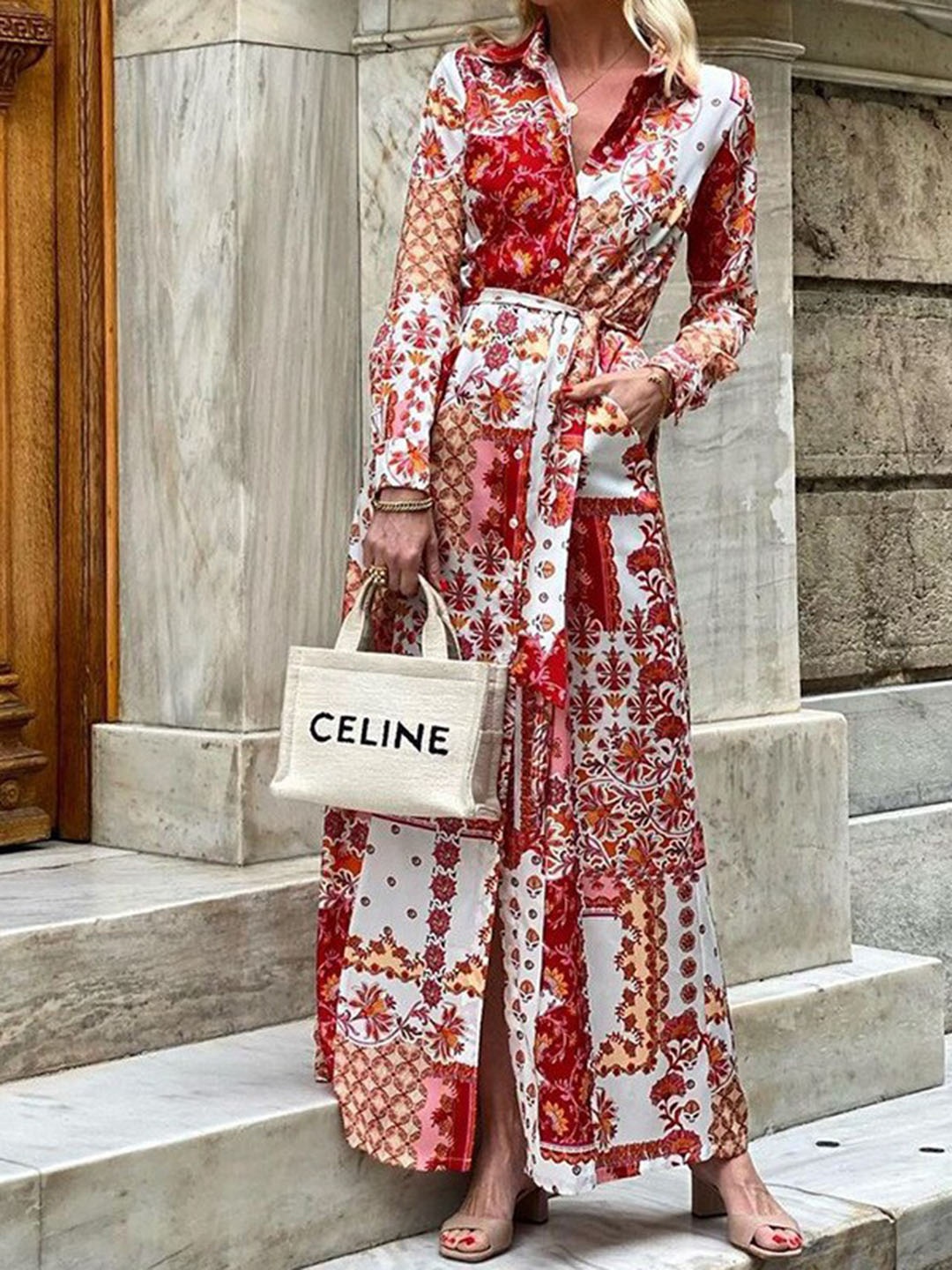 

StyleCast Floral Printed Maxi Dress, White