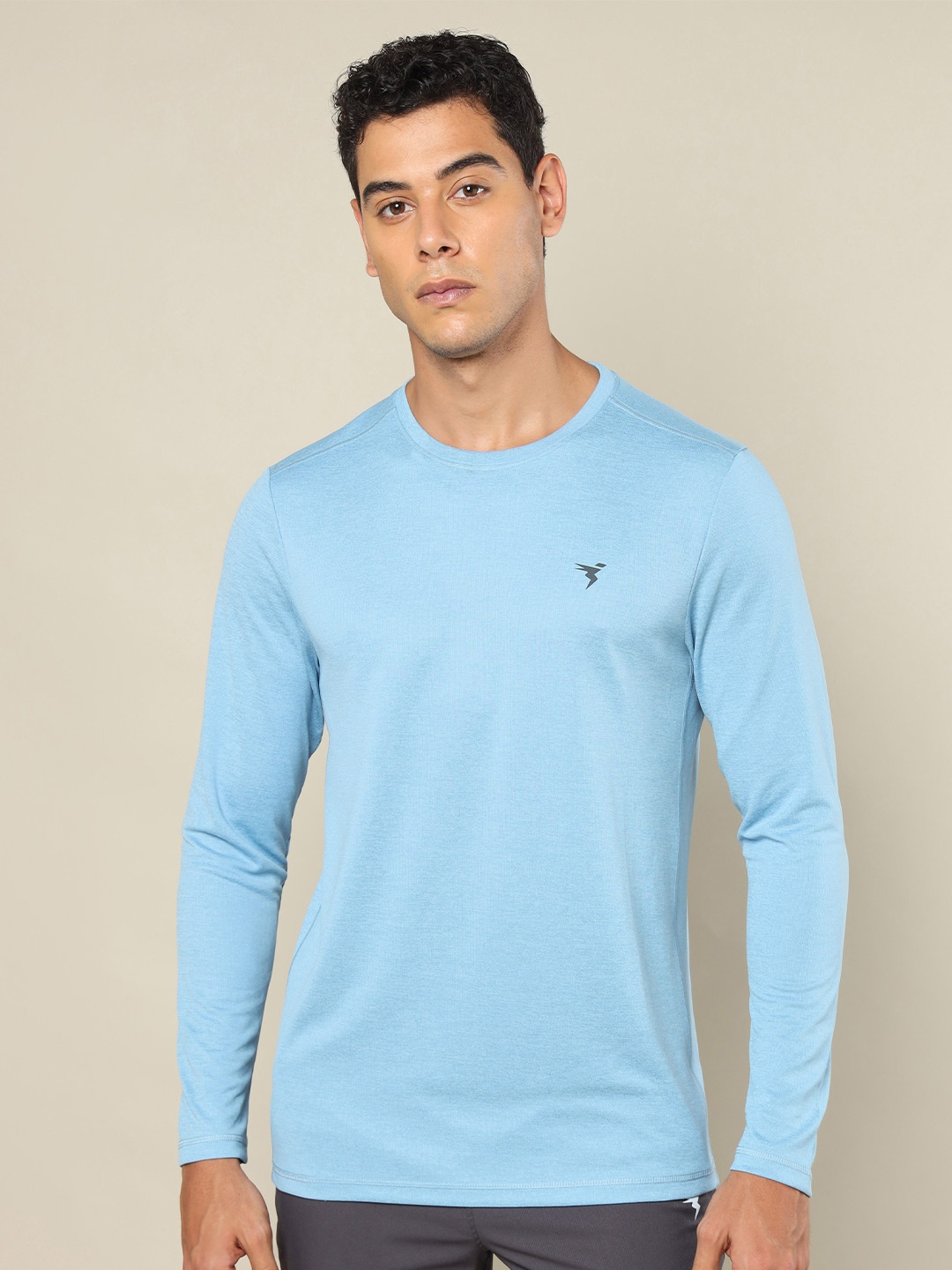 

Technosport Men Active Rapid Dry Technology Slim Fit T-shirt, Blue