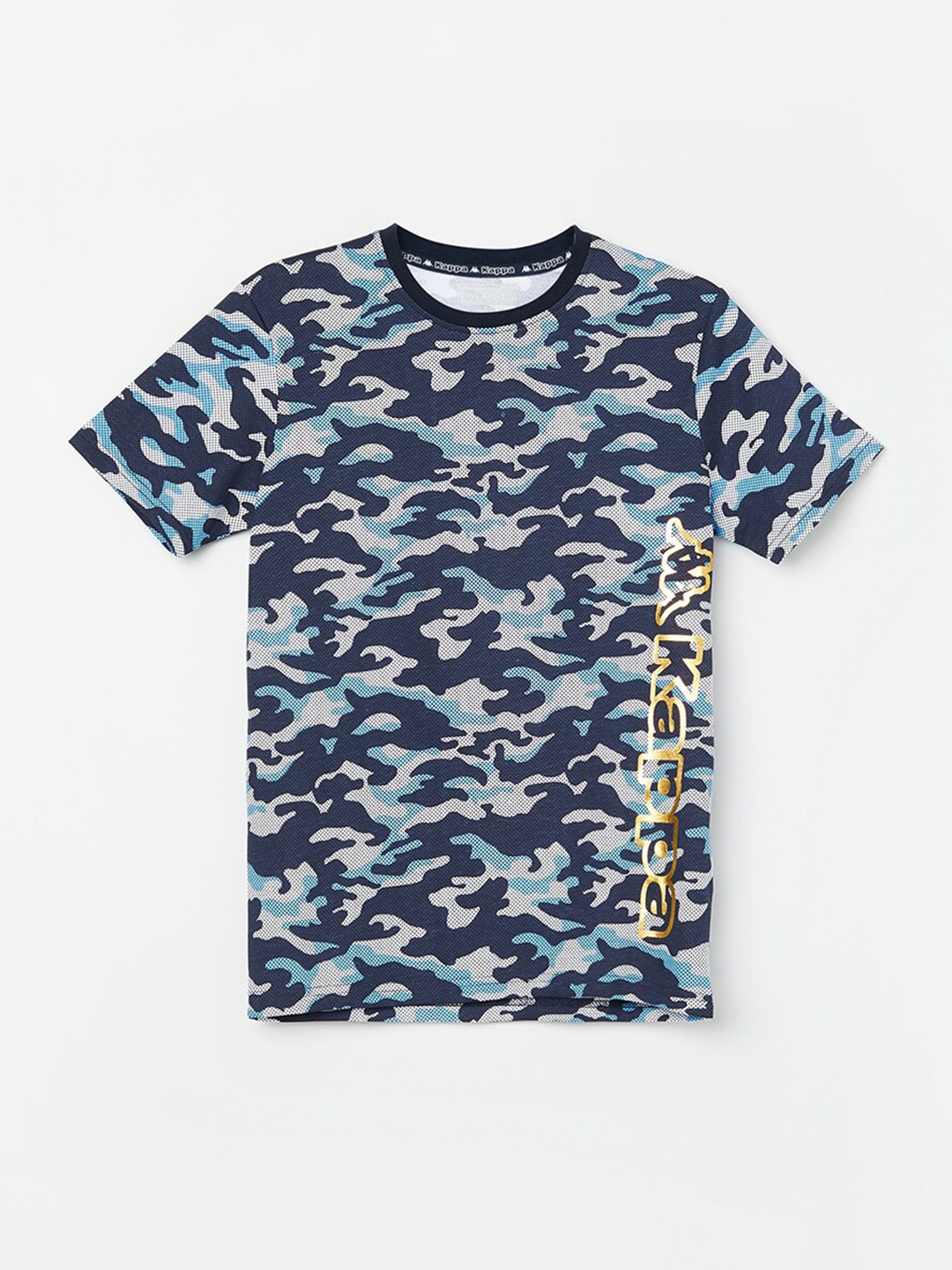

Kappa Boys Pure Cotton Printed T-shirt, Blue