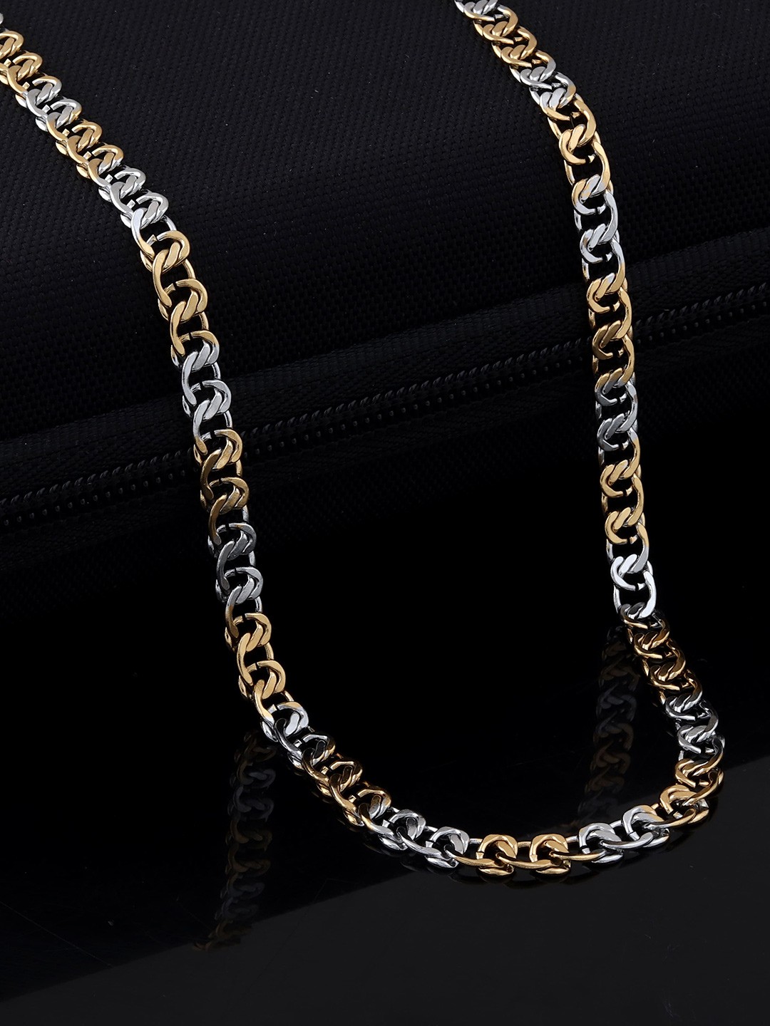 

Fashion Frill Men Silver-Plated Chain
