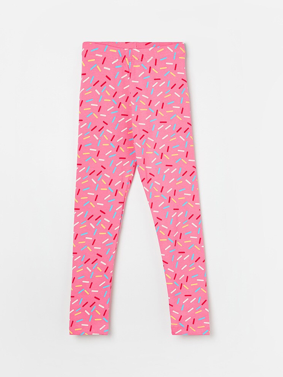 

Fame Forever by Lifestyle Girls Printed Ankle-Length Leggings, Pink