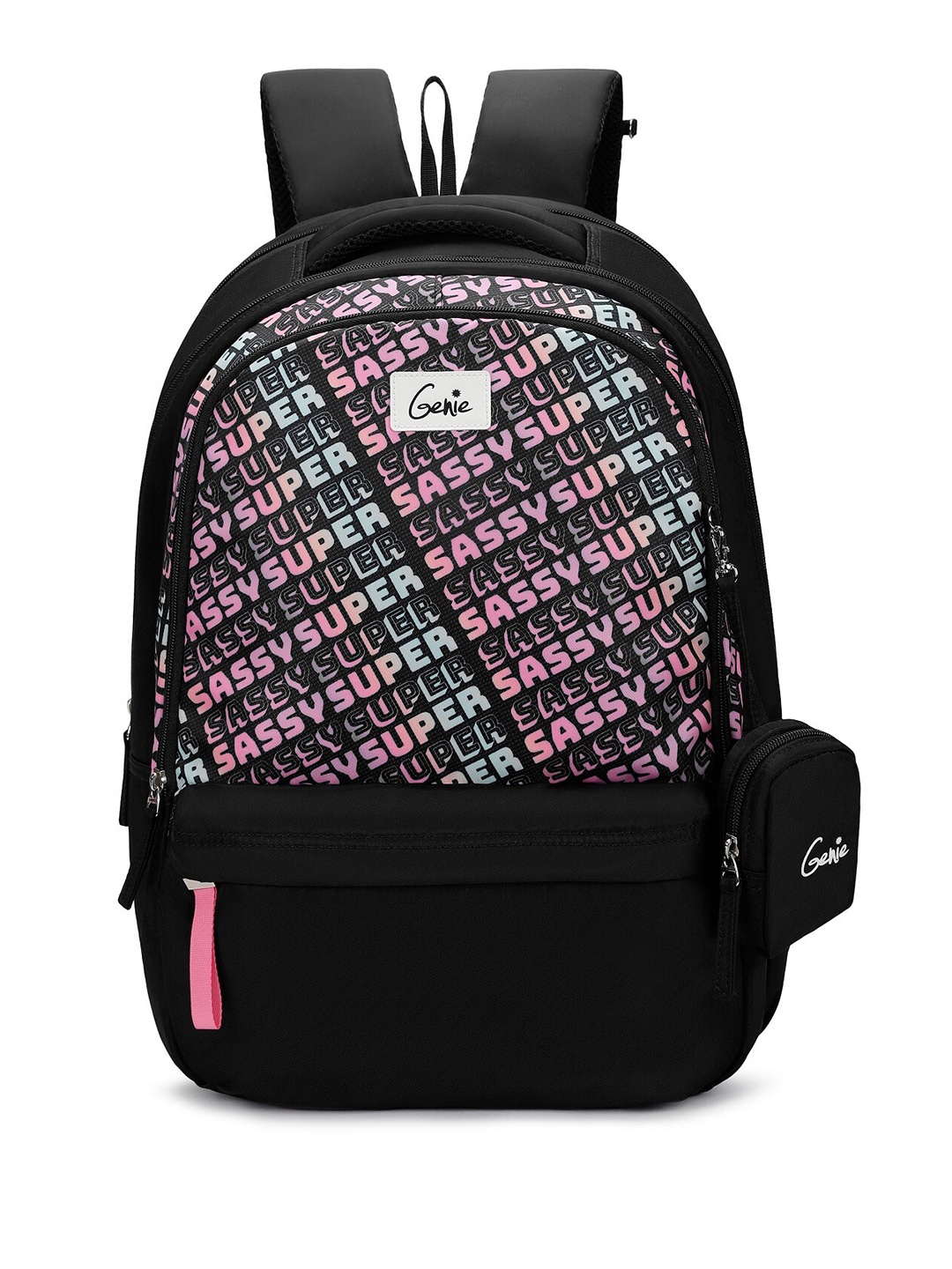 

Genie Girls Graphic Backpack, Black